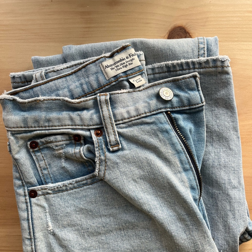 Abercrombie & Fitch Light Blue Women's Jeans